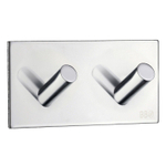 Smedbo Beslagsboden Porte-serviettes - 9x4.5x3.2cm - autocollant - Inox Acier inoxydable poli SW11017