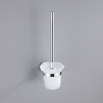 Fortifura Calvi Toiletborstelhouder - rond - hoogglans chroom SW639924
