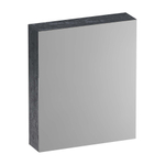 BRAUER Dual spiegelkast 60x70x15cm met 1 linksdraaiende spiegeldeur MFC Metal SW720944