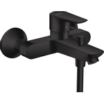 Hansgrohe Talis e Badkraan - met omstel - met koppelingen - thermostaat - mat zwart SW358799
