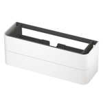 INK Concept R Wastafelonderkast - 140x45x52cm - 2 lades - opliggende grepen - afgeronde hoeken - MDF lak - mat wit SW1405456