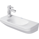 Duravit DuraStyle lavabo WC 50x22cm avec trop-plein et trou pour robinetterie droite blanc SW54121