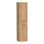 BRAUER Trust armoire de salle de bains - 160x35x35cm - sans poignées rapportées avec 2 portes ouvrant à gauche ou à droite Forest Tan SW370708