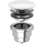 Villeroy & Boch Toebehoren niet afsluitbaar ventiel vlakke keramische afdichting - 32mm - White Alpine (glans wit) SW478734