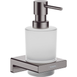 Hansgrohe Addstoris Distributeur de savon brossé chrome noir SW651310
