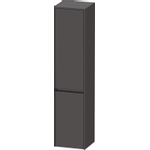 Duravit Ketho.2 Hoge kast - met 2 deuren - 40x176x36cm links - met tip ongrafiet - mat grafiet (grijs) SW772446