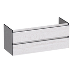 BRAUER Joy Edge wastafelonderkast 120 2 softclose lades - greeploos - 1 sifon uitsparing - Forest Seashell SW1200844
