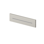 Hotbath Mate Cascade - inbouw - wand - rechthoek - geborsteld nikkel (RVS) SW1117907