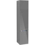 Villeroy & Boch Subway 2.0 armoire - haute 350x1650x370mm gris brillant SW479970
