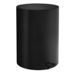 Smedbo Outline Lite Poubelle à pédale 6ltr soft close Mat Zwart SW1026313