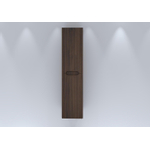 H&R badmeubelen Juice Hoge Kast - 40x35x170cm - met ronde hoeken - 3D-front - 2 deuren - rechtsdraaiend - dark oak SW875842