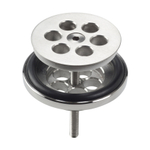 Clou Wash Me bouchon pour bonde à obturateur en silicone inox brossé SW9452