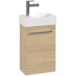 Villeroy & Boch Avento meuble sous-lavabo mural - 1 porte 34x51,4x20,2cm - droite chêne nordique SW448413