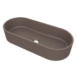 Arcqua Case Opbouw Waskom - ovaal - 60x26cm - mat mokka SW1584233