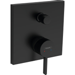 Hansgrohe Finoris Ensemble de finition robinet de baignoire avec levier mat noir SW651105