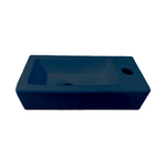 Best Design Farnetta Lave-main - droite - 37x18x9cm - Bleu foncé mat SW976233
