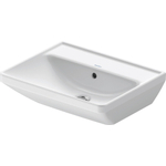 Duravit d-neo lavabo 55x44x16.5cm 1 trou pour robinetterie rectangle céramique blanc SW640459