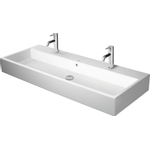 Duravit Vero air Dubbele wastafel - 120x47cm - met 2 kraangaten - met overloop - wit SW156934