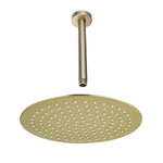 Fortifura Calvi Hoofddouche - 30cm - rond - plafondarm 20cm - Geborsteld Messing PVD (Goud) SW1212684