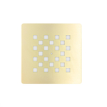 Fortifura Galeria Afvoerrooster - 13x13x1cm - PVD - geborsteld messing (goud) SW1119301