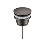 Fortifura Calvi Afvoerplug - klikwaste - PVD - geborsteld gunmetal (antraciet) SW769500