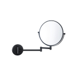 Fortifura Calvi miroir de maquillage - 20cm - grossissement 1x et 3x - rond - noir mat SW1126037