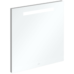 Villeroy & Boch More to see one spiegel - met geïntegreerde led verlichting - 60x60cm - inclusief bevestiging - glans zilver SW454080