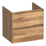 BRAUER Inspire wastafelonderkast 60 2 softclose lades - greeploos - 1 sifon uitsparing - Honey SW1200672
