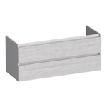 BRAUER Joy Wavy wastafelonderkast 120 2 softclose lades - greeploos - 2 sifon uitsparingen - Forest Seashell SW1201381