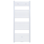 Belrad Radiateur porte-serviettes - raccordement central - 1400X400mm - 556Watt - Blanc SW1152377