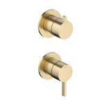 Hotbath Ace Partie visible - mitigeur - inverseur 2 voies - Laiton brossé PVD SW1117669