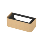 INK Concept R Wastafelonderkast - 100x45x35cm - 1 lade - opliggende grepen - afgeronde hoeken - MDF - light veneer SW1405584