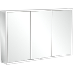 Villeroy & Boch My View Now spiegelkast – 120x75x16.8 cm – indirecte LED rondom – 3 stopcontacten – Zilver SW701253