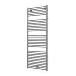 Plieger Vulcano EL elektrische radiator - Nexus zonder thermostaat - 170.2x60cm - 1000 watt - zilver metallic SW796451