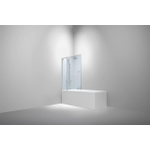 Van Rijn Products ST02 Badwand - 120x150cm - incl glasbehandeling - chroom SW405516
