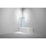 Van Rijn Products ST02 Badwand incl glasbehandeling 120x150cm chroom SW405516