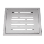 Smedbo Outline Grille d''évacuation 20x20x0.55cm Inox Brossé SW421846
