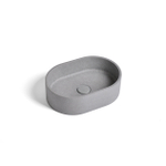 Ideavit Rock Vasque à poser 40x28x12cm Béton ovale Grey SW568394