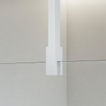 FortiFura Galeria Barre de renfort plafond 125cm pour douche à l'italienne - blanc mat SW804546