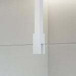 Fortifura Galeria Stabilisatiestang - plafond - ten behoeve van inloopdouche - 125cm - mat wit SW804546