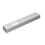 INK Nice Day Plan vasque - 120x20x10cm - lavabo à gauche - 1 trou de robinet - cuve ovale - polystone blanc brillant SW439550