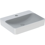 Geberit Variform lavabo à poser rectangulaire 60x45cm sans trop-plein blanc SW421979