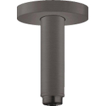 Hansgrohe Plafondbevestiging S - 100 mm - hoogglans zwart chroom SW358878