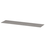 INK Topdeck Wastafelblad - 180x45x1cm - tbv onderkast - zonder uitsparing - Keramiek - Armani Grey mat SW693169