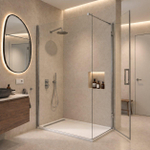 Fortifura Galeria Douchecabine - 70x160x200cm - profiel veiligheidsglas - antikalk - chroom SW1446149