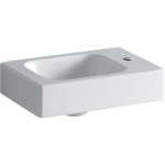 Geberit iCon Lave-main 38x13.5cm trou de robinet droite sans trop-plein Tect blanc SW422296