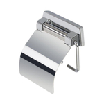 Geesa 5000 Porte-papier toilette avec couvercle et ressort chrome 0652792