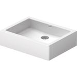 Duravit Vero Opzetwastafel - 50x38cm - zonder kraangat - zonder overloop - glans wit 0291341