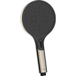Hotbath &MORE Infinite Handdouche - 13.5cm - rond - kunststof - geborsteld nikkel (RVS) SW1245499