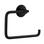 Smedbo Beslagsboden Toiletrolhouder - 13.6x10x3cm - zelfklevend - RVS Mat Zwart SW890046